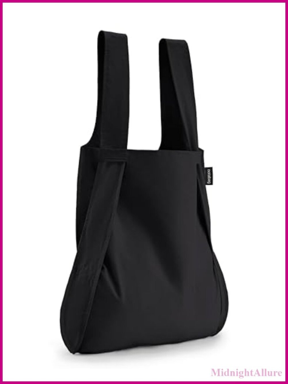 Notabag 2-in-1 Convertible Backpack Tote Water-Resistant Reusable Bag